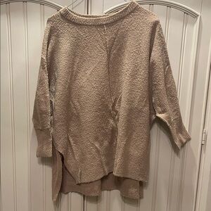 Chic Tan Knit Pullover